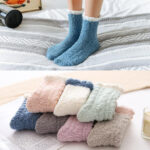 Зимові шкарпетки з флісу для жінок - Зображення 2